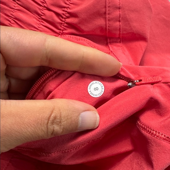 Lululemon Track That Mid-Rise Lined Short 5" Pale Raspberry - Picture 3 of 5